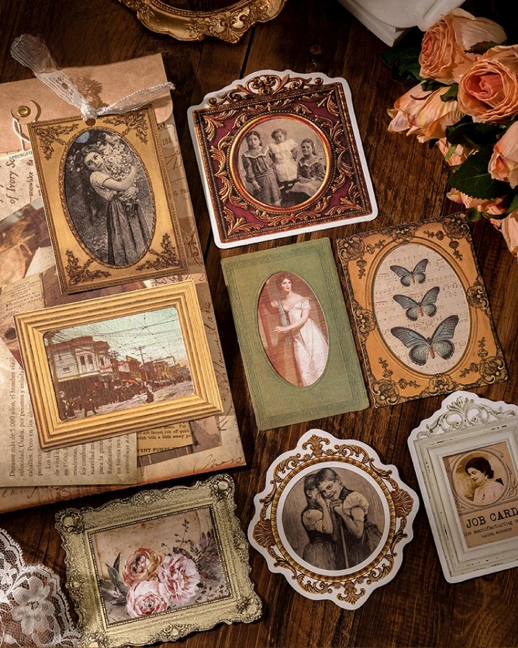 マニー　コラージュ　額縁　アンティーク le Grand Chemin グランシュマン アクセサリーフレーム オーバル